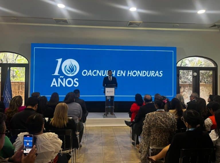 PBI-Honduras present as UN report on human rights released noting the ...