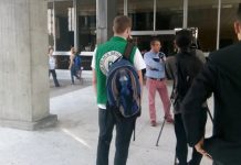 The PBI-Colombia accompaniment of lawyer Daniel Prado and the sentencing of Santiago Uribe in the 12 Apostles trial