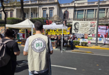 PBI-Canada with PBI-Mexico to accompany People’s Front at press conference and rally in memory of Samir Flores Soberanes