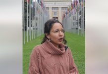 PBI accompanies COPINH coordinator Bertha Zúniga Cáceres at UN in Geneva and on tour of European countries