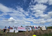Quakers organize morning Witness and afternoon Peaceful Faithful Gathering at CANSEC arms show in Ottawa