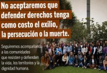 “We will not accept that defending rights comes at the cost of exile, persecution, or death” – Protection Dialogues: Body, Territory and Sovereignty