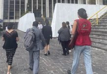 PBI-Guatemala accompanies Human Rights Law Firm at hearing for youth activist Dulce Archila and Indigenous defender Nanci Sinto