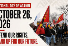 Indigenous rights defenders mobilize for National Day of Action at First Nations-First Ministers Meeting in Ottawa, October 26